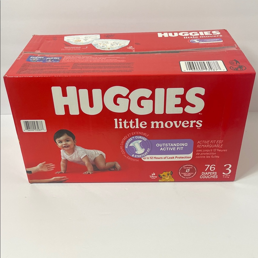 Huggies Little Movers Diapers Size 3